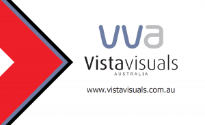 Back of Vista Visuals Business Card 2021