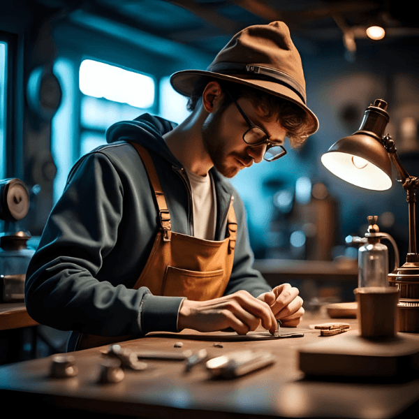 Image of a man working with a passion for quality at eSpecially Yours